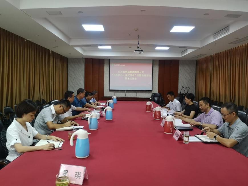 集團(tuán)公司召開“不忘初心、牢記使命”主題教育活動民主生活會