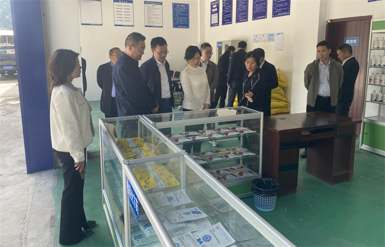 四川省供銷社黨組成員、理事會副主任、一級巡視員楊武秀帶隊到萬源調研集團舊院黑雞產業(yè)發(fā)展工作